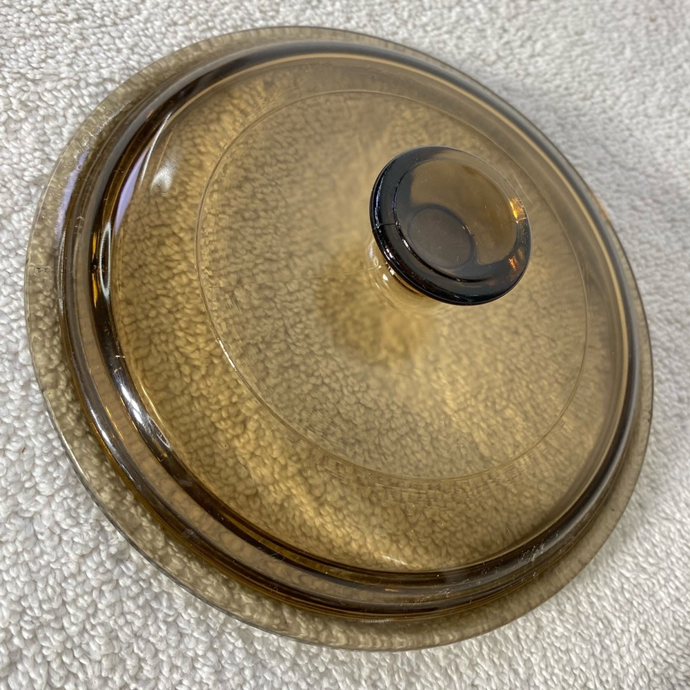 Vintage PYREX Corningware Vision Amber Brown Glass P81C 0.5L Replacement Lid